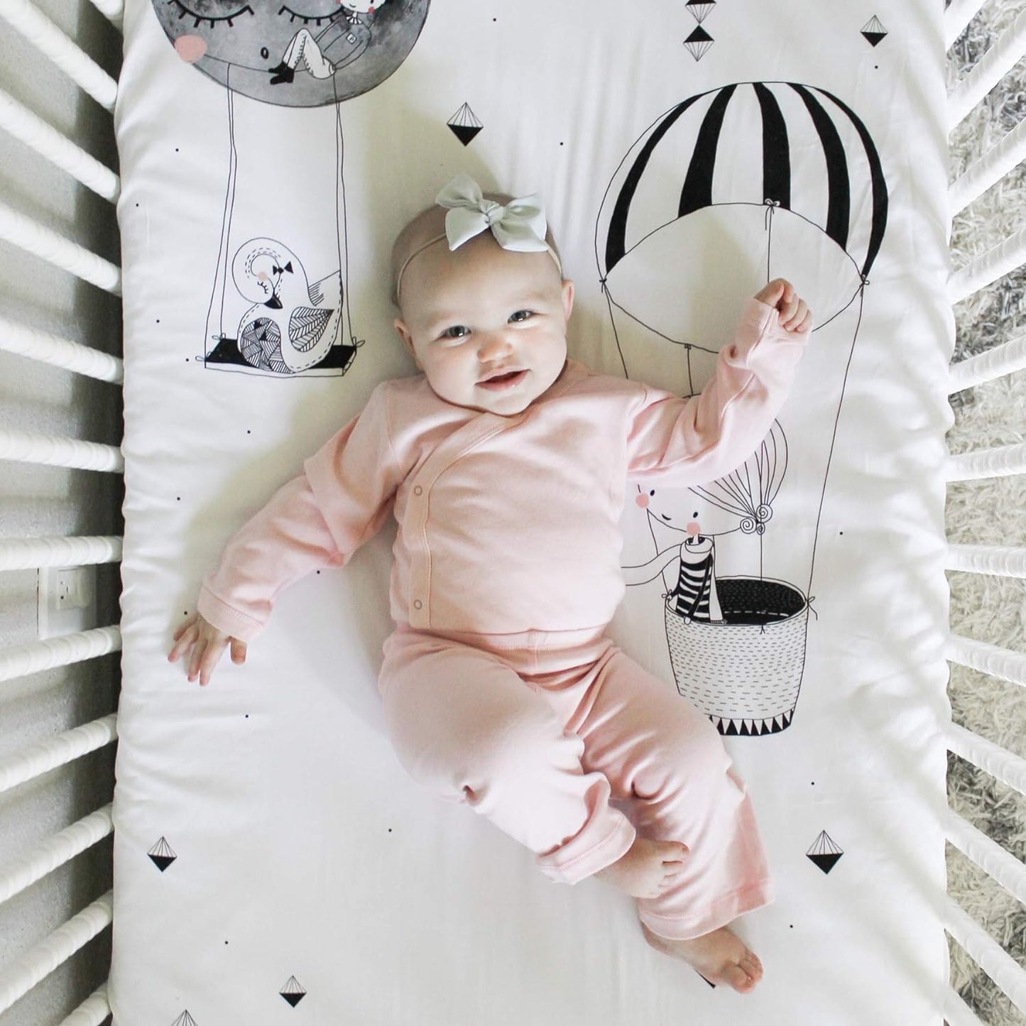 Organic Long Sleeve Modern Solid Kimono Bodysuit/Onesie